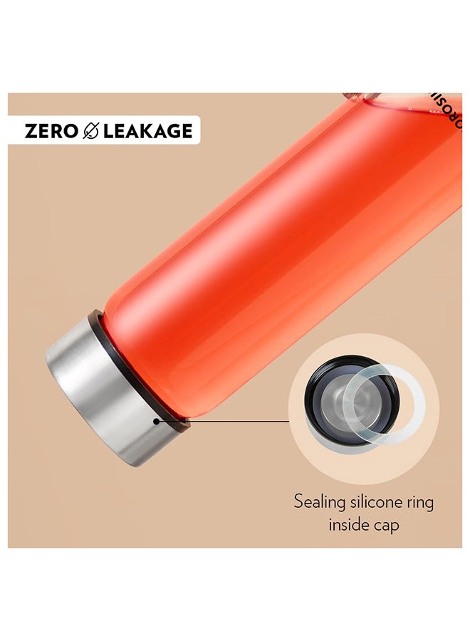 BOROSIL Neo Glass Bottle - Silver Ss Lid 550ml - Image 5