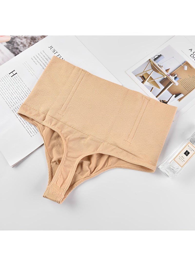 REOCLE Women's Underwear High Waist Cincher Girdle Tummy Control Thong Panty Slimmer Body Shaper Seamless Thongs - Image 2