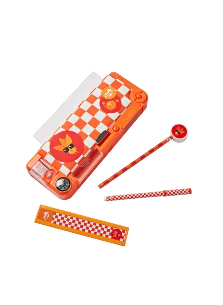 Tinc Orange Stationery Set Fun Design
