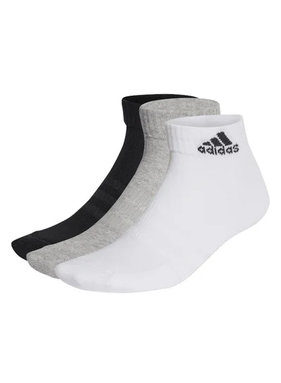 adidas Adidas C Spw Ank 3P Grey Training Socks For Unisex 10K - 11.5K
