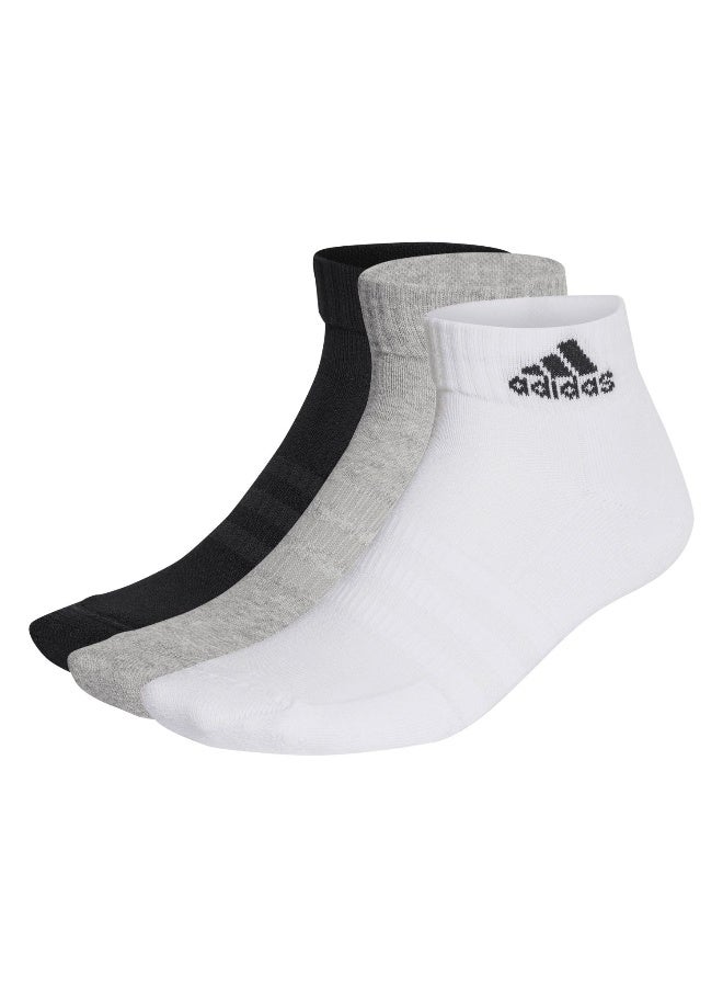Adidas Cushioned Sportswear Ankle Socks 3 Pair Pack