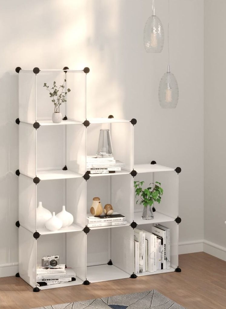 9 Cubes Diy Shoes Wardrobe Storage Shoe Rack Shoe Tower Storage Cabinet Shoe Organizer Storage Organizer Modular Shoe Cabinet - Image 4