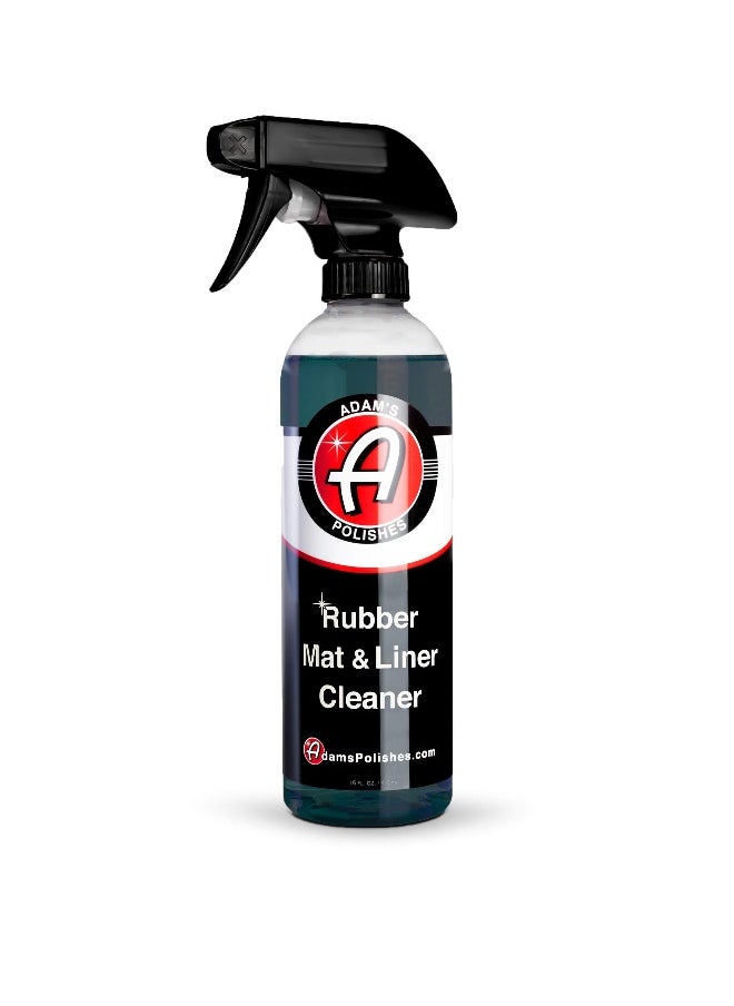 Adam's Polishes - Rubber Mat & Liner Cleaner 16oz Protectant & Rubber Floor Mat Cleaning Solution for Car Detailing   Deep Cleans & Restores Mats  Truck Bed Cargo Liners  Trunk Mat Accessories & More - Image 1