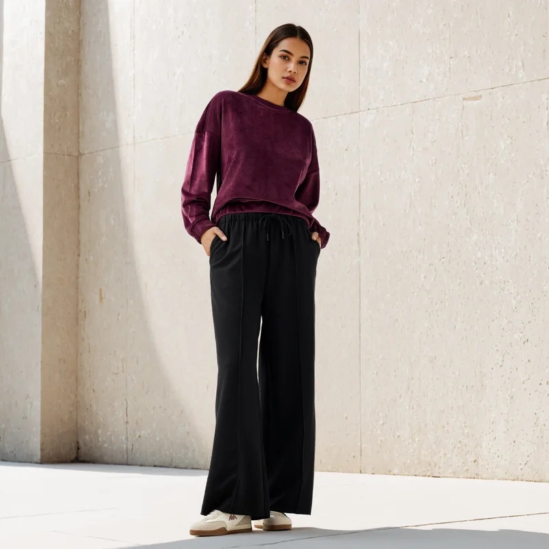 سبلاش فيڤ Regular Fit Velour Sweatshirt