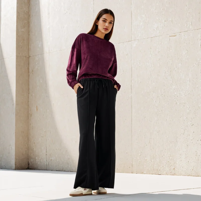 Splash FAV Regular Fit Velour Sweatshirt