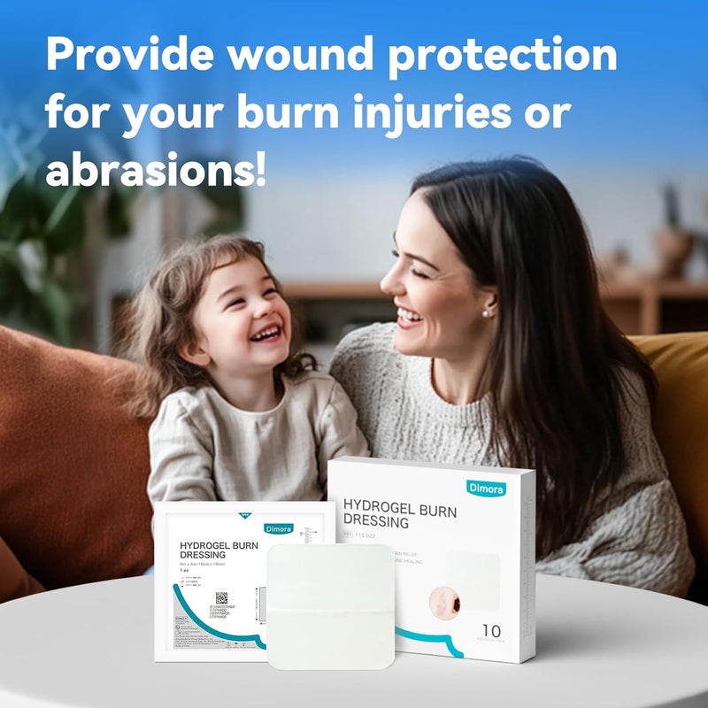 Dimora Hydrogel Burn Dressing  Silicone Scar Sheets - Image 5
