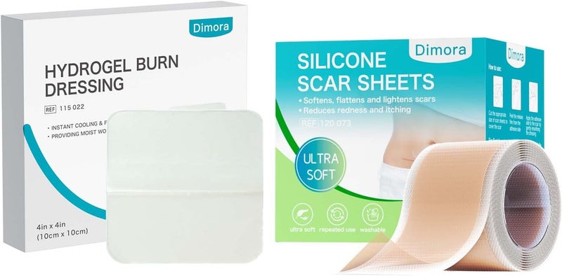 Dimora Hydrogel Burn Dressing  Silicone Scar Sheets - Image 1
