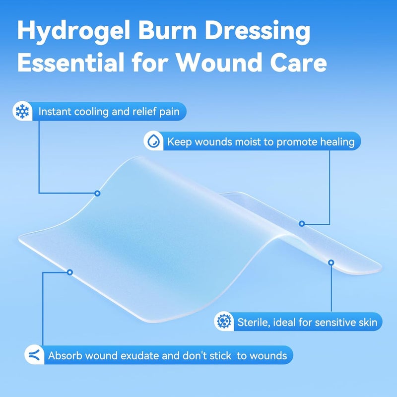 Dimora Hydrogel Burn Dressing  Silicone Scar Sheets - Image 4