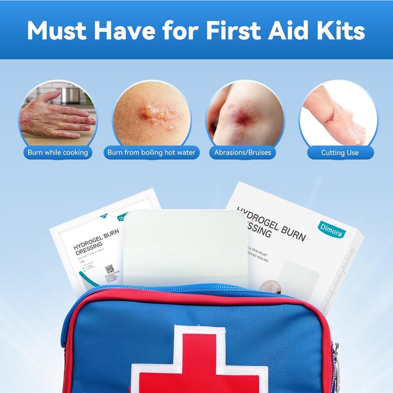 Dimora Hydrogel Burn Dressing  Silicone Scar Sheets - Image 3