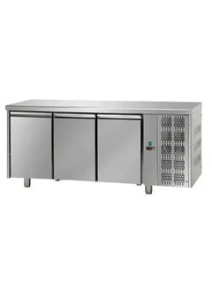 AL KHAYAM Stainless Steel 3-Door Under-Counter Chiller - Commercial Refrigerator for Food Storage  - Image 3