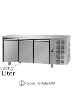 AL KHAYAM Stainless Steel 3-Door Under-Counter Chiller - Commercial Refrigerator for Food Storage  - Image 5