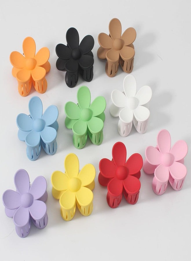 Merdia 10 PCS Hair Flower Claw Clips | Matte Jaw Flower Claw Clips for Women | Hair Clips for Thin Hair with Non Slip Strong Hold Small Hair Clips | Hair Barrettes for Women | Hair Accessories - Image 5