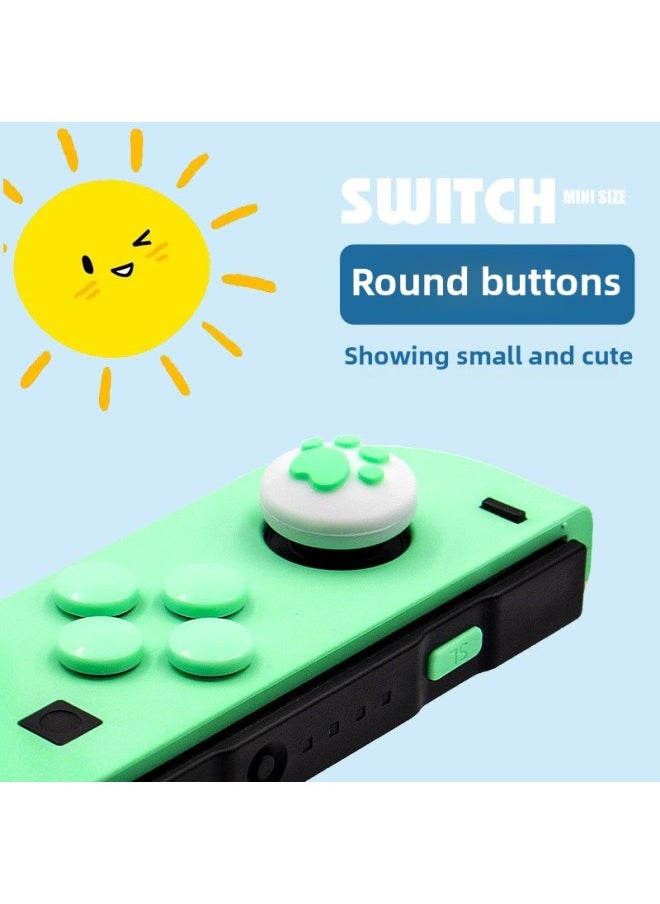 جنرال ملصقات أزرار على شكل قلب من Switch Joy-con Cat Claw على شكل قلب Ns ملصقات ملونة متقاطعة وغطاء هزاز وأكمام واقية - لون المنتج: 39  - Image 5