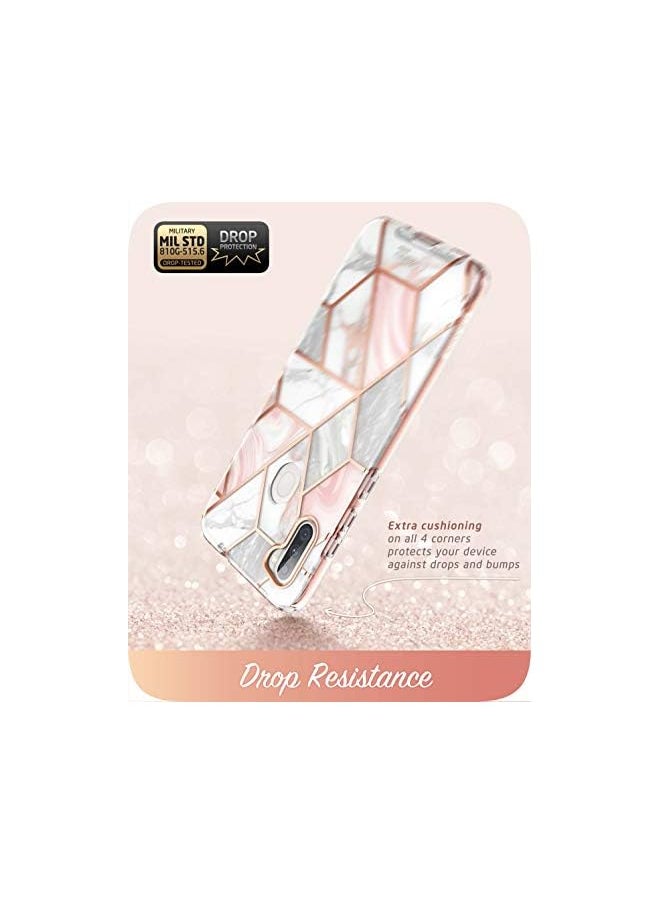 I-blason Cosmo Series for Samsung Galaxy A11 Case (2020 Release), Slim Full-Body Stylish Protective Case with Built-in Screen Protector (Marble)  - Image 4