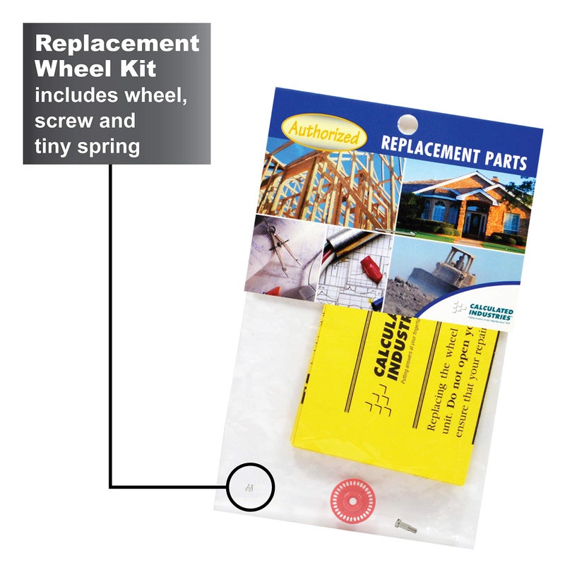 Calculated Industries Scale Master Pro XE Measure: Wheel Kit with Axle Screw, Small - Image 4