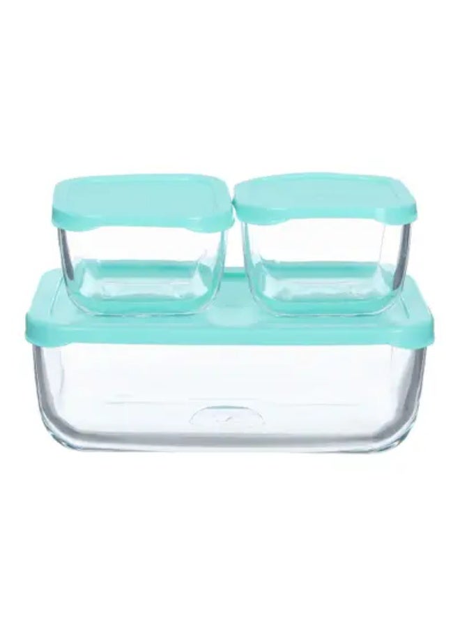 Paşabahçe طقم باساباهتشي سنوبوكس 1200 مل + 2×275 مل – طقم طعام محكم الإغلاق من 3 قطع - Image 3