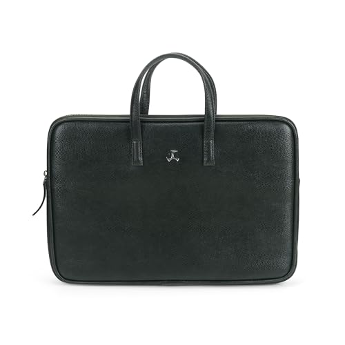 Mochi Unisex Green Casual Synthetic Soft Body Zipper closure Solid Laptop Bags (37-55) - Image 1