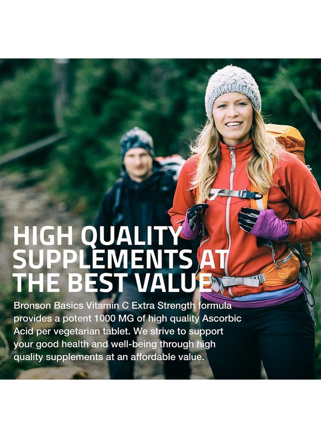 Bronson Vitamin C 1000mg Extra Strength, Supports a Healthy Immune System, High Potency, Non-GMO, 100 Vegetarian Tablets - Image 4