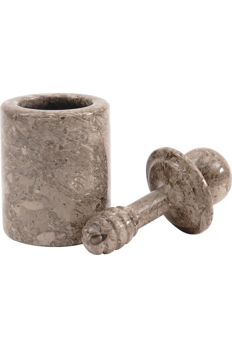 RADICALn Oceanic Marble Honey Pot with Lid & Dipper | 5.5" Handmade Mini Honey Jar for Kitchen Counter - Image 1