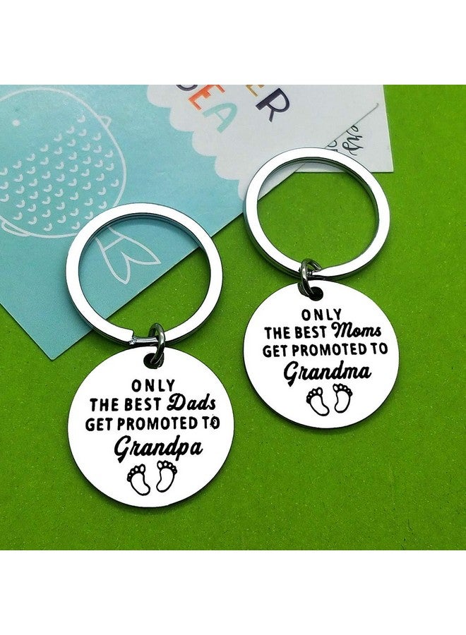 Baipilu New Grandparents Gift Keychain Grandchild Announcement Gift For Grandma Grandpa To Be Keyring Jewelry New Grandpa And Grandma Gift Promoted To Grandparents Keychain Baby Announcement Gift - Image 4