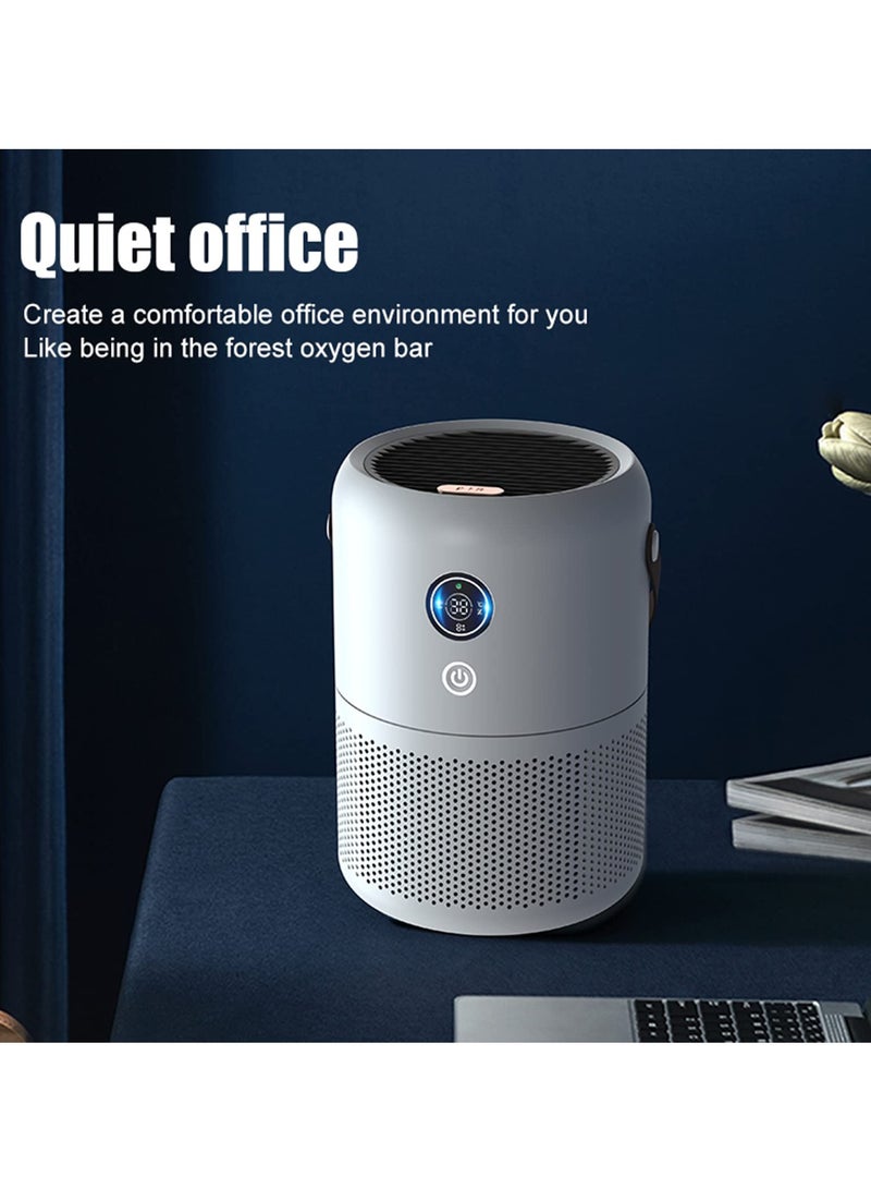 KASTWAVE جهاز تنقية الهواء المحمول بتقنية HEPA - مثالي لغرف النوم والدراسة والمراحيض والجراجات والمكاتب - ينظف الغرف (100-215 قدمًا مربعًا) - Image 4