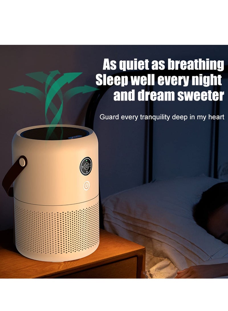 KASTWAVE جهاز تنقية الهواء المحمول بتقنية HEPA - مثالي لغرف النوم والدراسة والمراحيض والجراجات والمكاتب - ينظف الغرف (100-215 قدمًا مربعًا) - Image 5