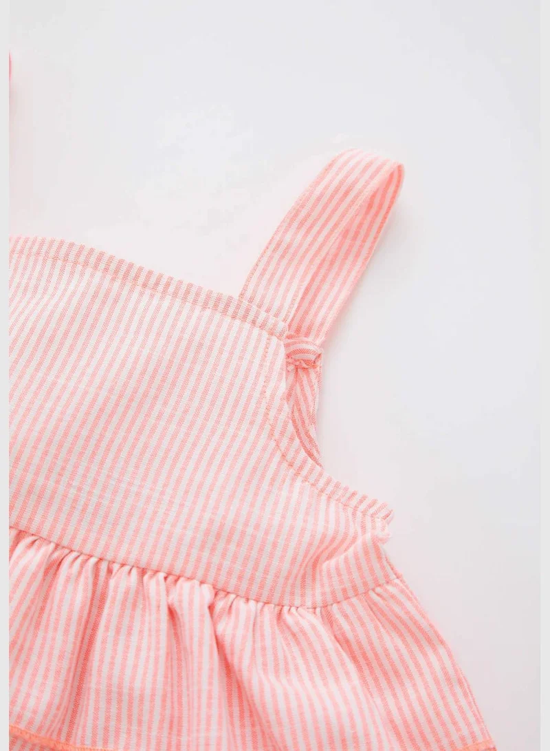 DeFacto 2 Pack BabyGirl Regular Fit Collarless Strappy Woven Set