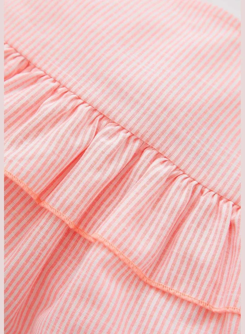 DeFacto 2 Pack BabyGirl Regular Fit Collarless Strappy Woven Set
