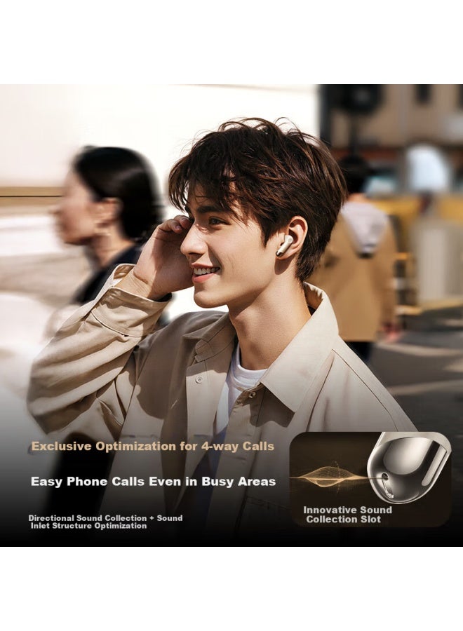 Linklike Active Noise Cancelling Earbuds - Wireless Bluetooth Earphones With -56db Noise Reduction, Top-rated With 100% Positive Reviews, Long Battery Life, In-ear Style, Latest Model - Image 4