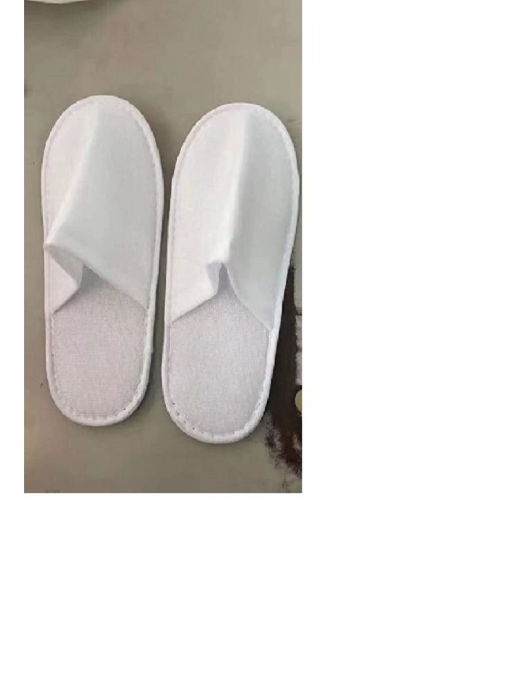 GARAMI Spa Bath Hotel Slippers Closed Toe + Durable Non Slip Sole For Men & Women Unisex - Travel Hotel & Guest Amenities Toiletries (Edition : 24 pairs) - Image 1