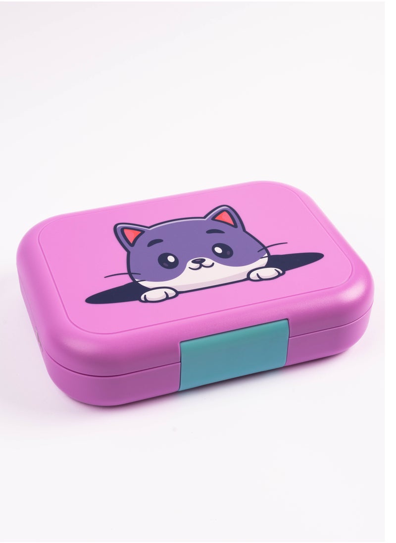 Generic ABS Bento Lunch Box Pink color  - Image 2