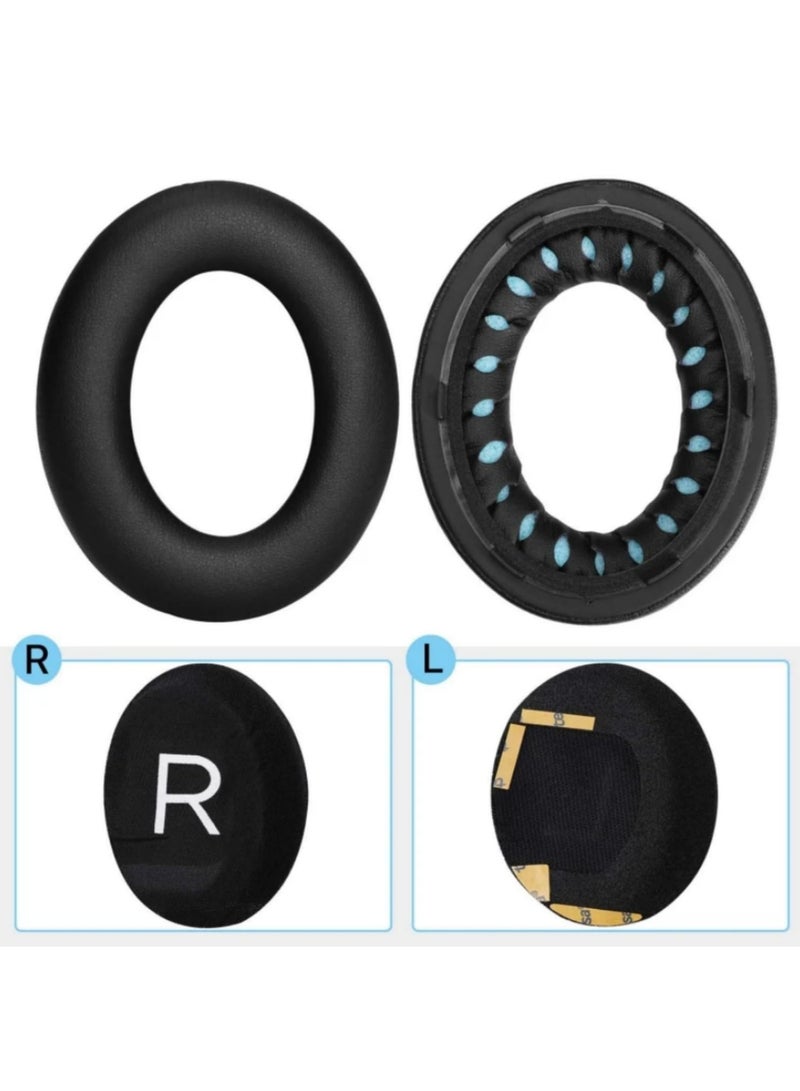 1pair Replacement Ear pads for BOSE 700 NC700 Headphones Memory Foam Ear Cushions Earpads headset Leather case Black - Image 5