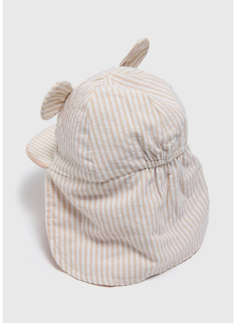 Matalan Baby Stone Stripe Keppi Hat