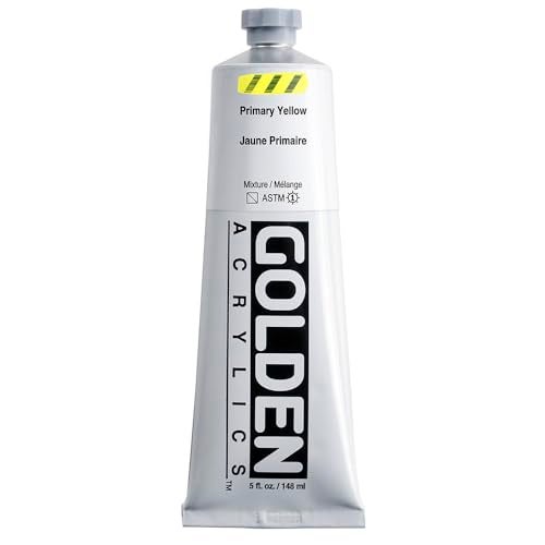Acrylic Golden Heavy Body Acrylic Primary Yellow 5oz tube