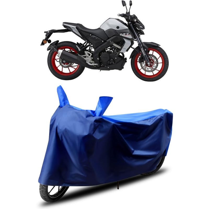 MADAFIYA Waterproof Two Wheeler Cover for Yamaha MT-15 Bike All Season Protection Bike Cover for Rain & Sun (Blue) - Image 1