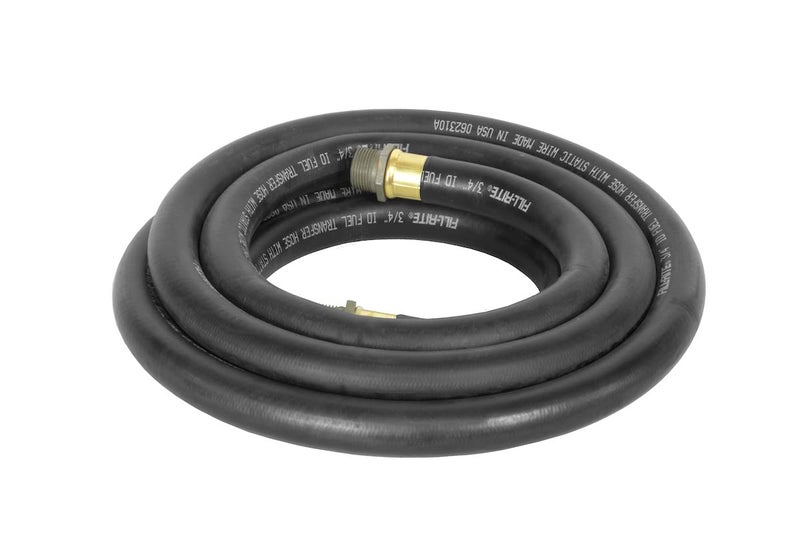 FILL RITE Fill-Rite FRH07514 3/4 Inch x 14 Foot Neoprene Replacement Fuel Transfer Hose with Male Ends Compatible with All Electric Fuel Pumps - Image 2