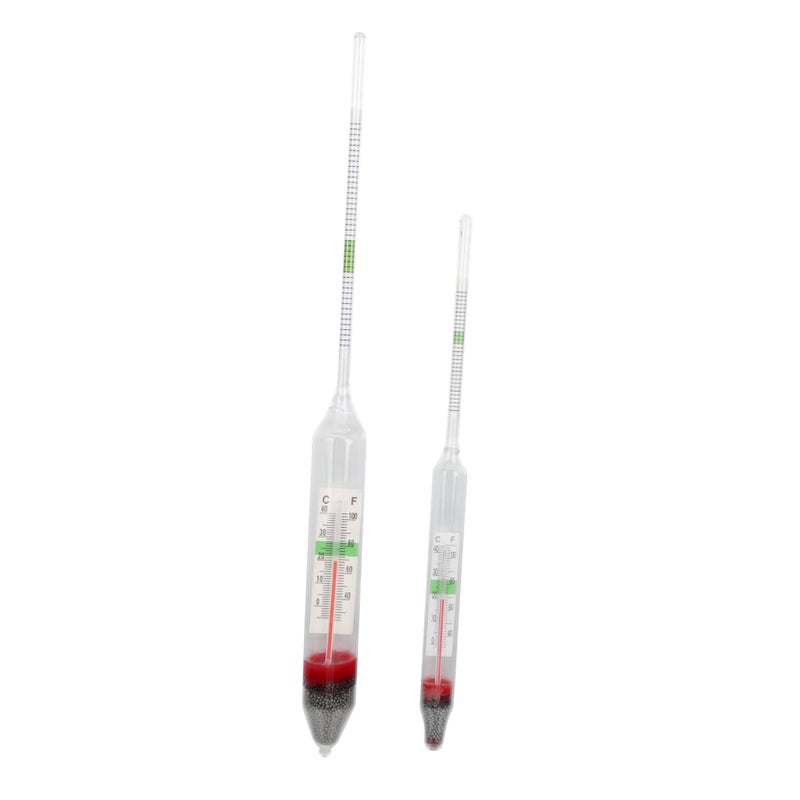 Glass Hydrometer Salinity Tester Kit for Freshwater Aquarium Salt Measurement - Image 2