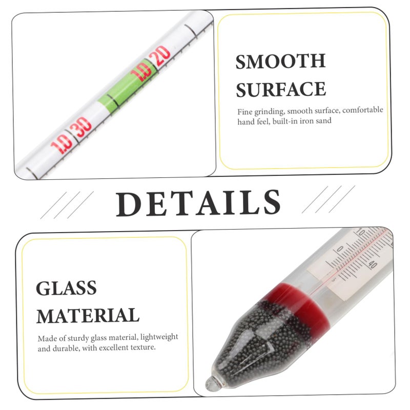 Glass Hydrometer Salinity Tester Kit for Freshwater Aquarium Salt Measurement - Image 5