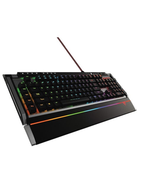 Patriot Viper V770 Mechanical Gaming Keyboard Full Rgb/Dedicated Media Controls/Macro Enabled, Viper Black And Silver(Pv770Mrumxgm) UK Layout
