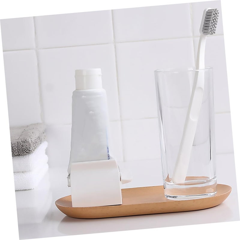 Automatic Toothpaste Dispenser And Squeezer Efficient Tube Holder White - Image 5