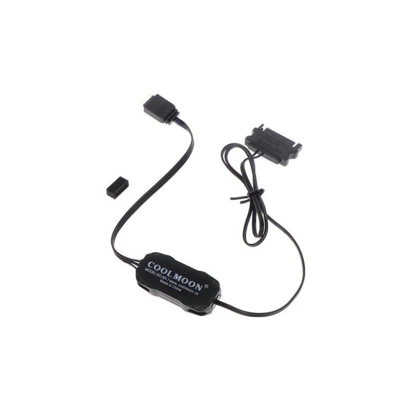 AR-1 5V 3Pin ARGB LED Controller - SATA 15 Pin Power - RGB Fan Strip Led Controller - Image 3