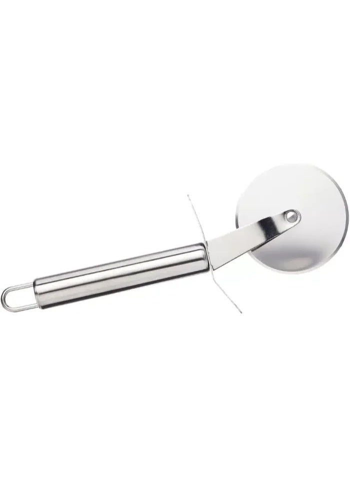 Chef Aid Perfect for a festive marketing campaign. Chef Aid Premium Silver Pizza Cutter: The Ramadan Iftar Essential for Perfect Slices - Image 2