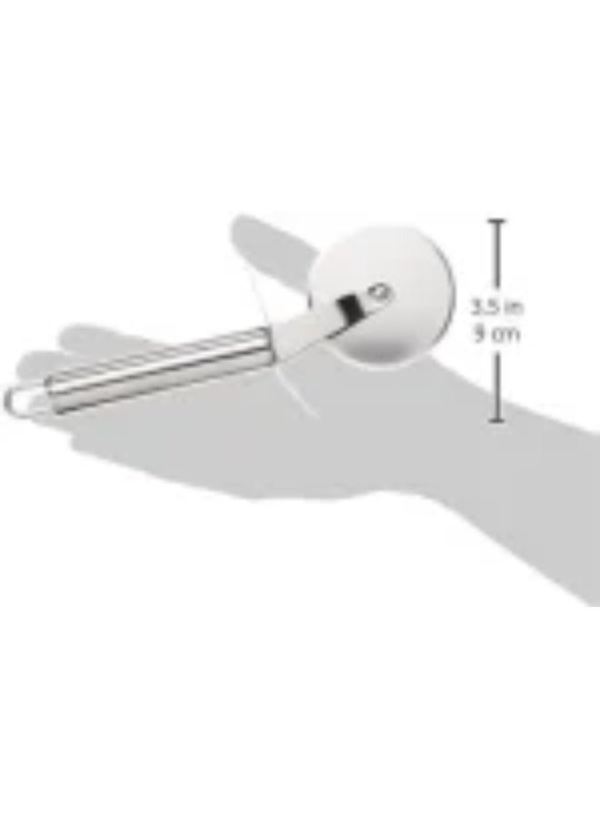 Chef Aid Perfect for a festive marketing campaign. Chef Aid Premium Silver Pizza Cutter: The Ramadan Iftar Essential for Perfect Slices - Image 3