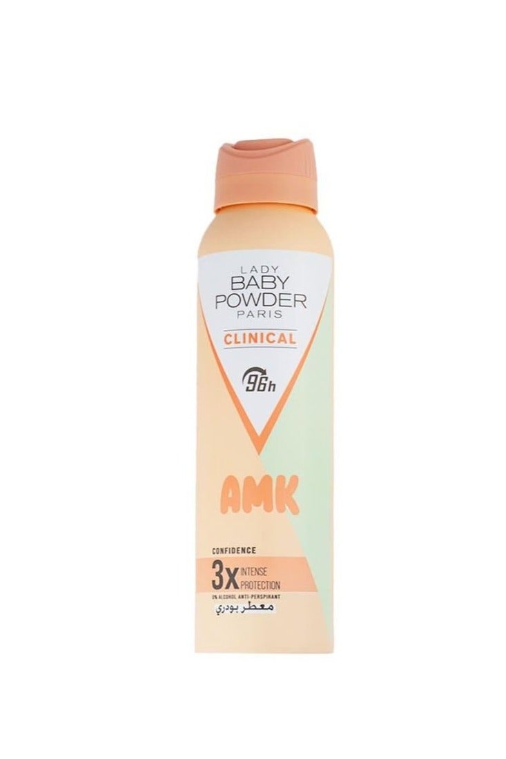 AMK Powdery Scent Anti- Perspirant 96H - 150 Ml  - Image 2
