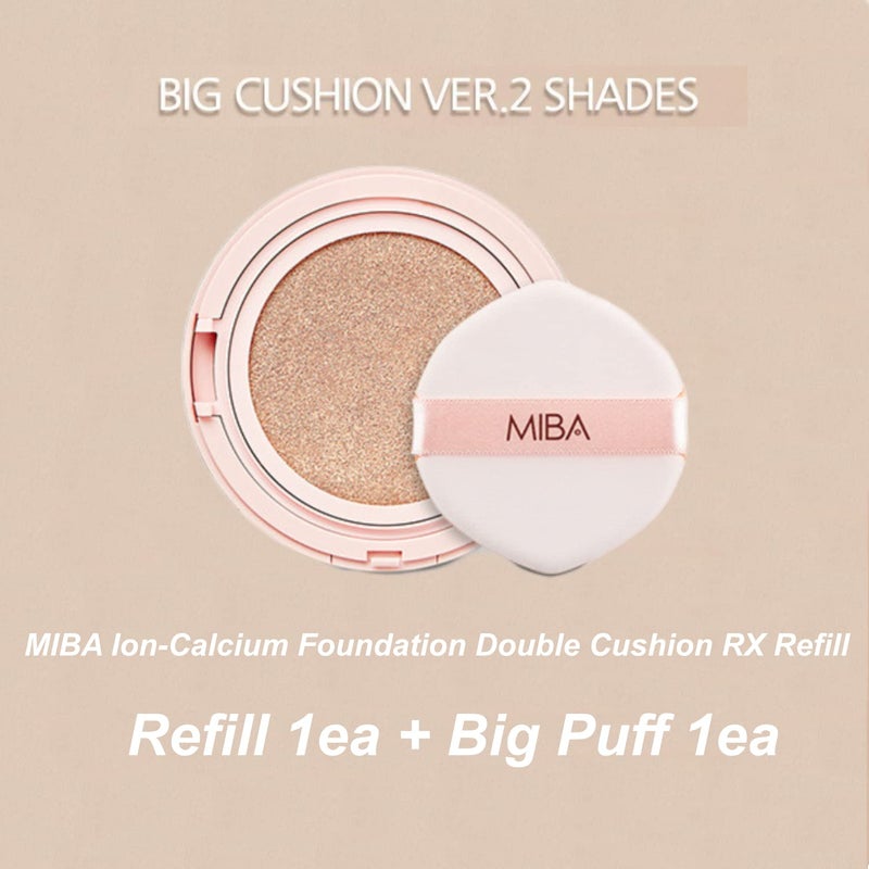 Miba SEASON 2 Full Coverage Big Cushion Foundation SPF50+ PA++++ Refill (23) - Image 2