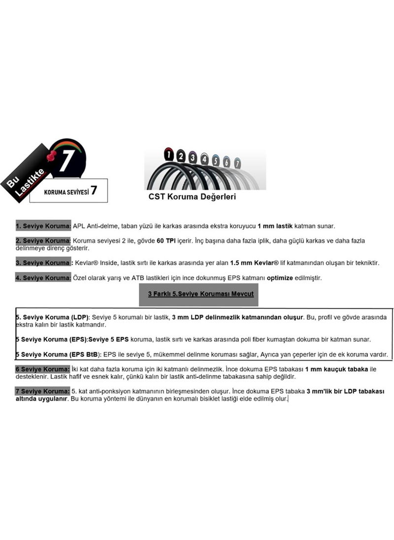 CST - C1920 Platinum Protector 700X45 C Eps/ldp (Armored) Tire - Image 1