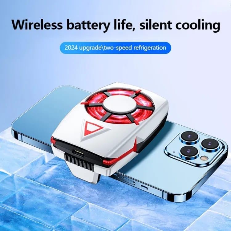 LDNIO DY56 Phone Cooler with Strong Wind Turbine Fan, Portable Mobile Phone Cooler for Gaming and Smartphones - Image 3