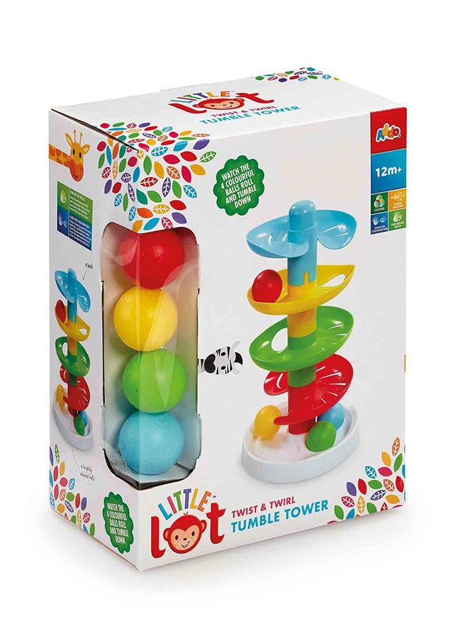 ADDO برج التواء والتدوير من ليتل لوت، لعبة نشاط، تطور المهارات الحركية الدقيقة وتنسيق اليد والعين، لعبة مسلية للأطفال والصغار - Image 3