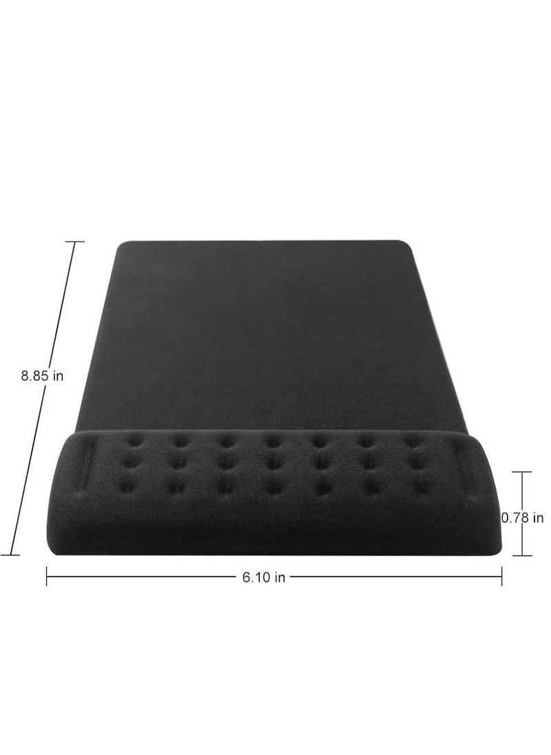 GX - Mouse pad with Gel  foam Cushion - Ergonomic Mouse pad with Wrist Rest - Non-Slip & Waterproof - Memory Foam Mouse Mat with Wrist Pad, Hand Rest Gel Pad Mouse, Keyboard, Computer - Image 1