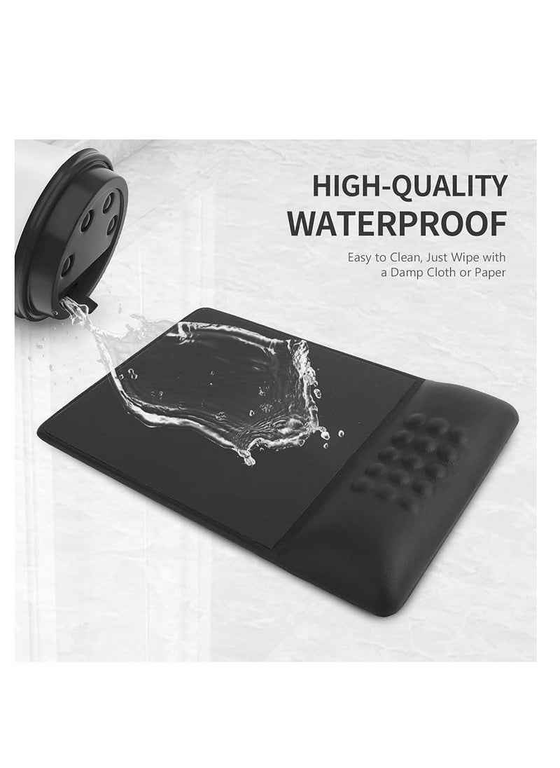 GX - Mouse pad with Gel  foam Cushion - Ergonomic Mouse pad with Wrist Rest - Non-Slip & Waterproof - Memory Foam Mouse Mat with Wrist Pad, Hand Rest Gel Pad Mouse, Keyboard, Computer - Image 1